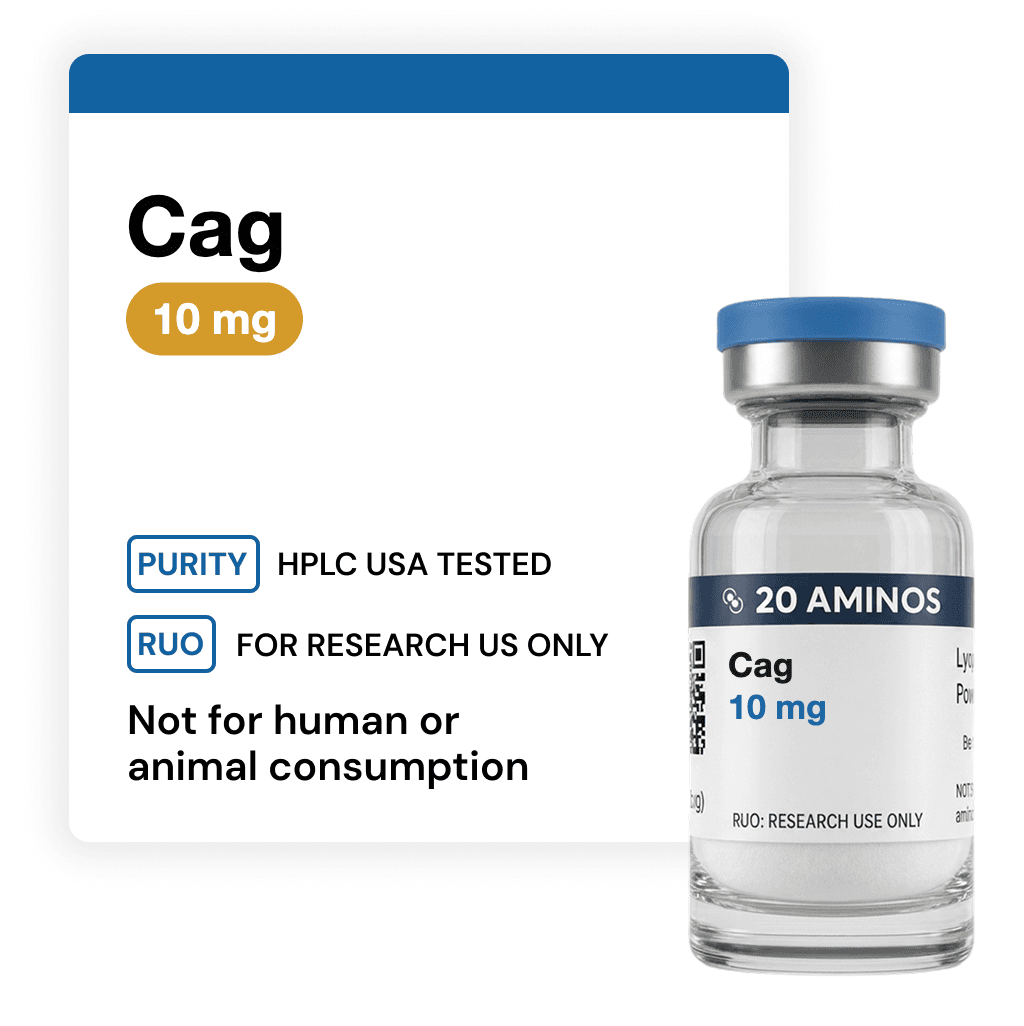 Product photograph for Cag vial · 10 mg