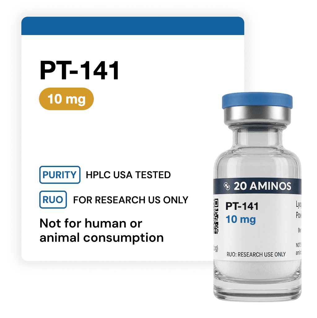 Product photograph for PT-141 vial · 10 mg — image 1 of 2